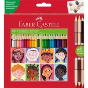 Drvene bojice Faber Castell Children triangular 1/24 + 3 bicolor 511515