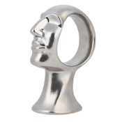 Beliani Dekorativna srebrna figura TAXILA