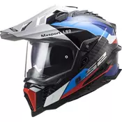 Karbonska enduro čelada LS2 Explorer Frontier (MX701), modra