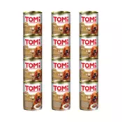 TOMI Vlažna hrana za pse u konzervi, 3 vrste živine, 1200g, 12kom