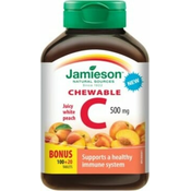 Jamieson vitamin C 500 mg pastile okus breskve 120 tableta