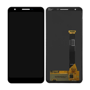 Google Pixel 3a - LCD zaslon + steklo na dotik (Just Black) - 20GS4BW0001 Genuine Service Pack