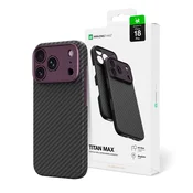Titan AmazingThing Titan Max Futrola od Aramidnih Vlakana za iPhone 18 Pro, MagSafe - Ljubicasta