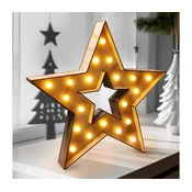 Brilagi - LED božicna dekoracija LED/2xAA 38x40 cm zvezda