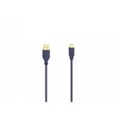 Kabl USB-C na USB 2.0 Hama Flexi-Slim 0,75 m - Plavi