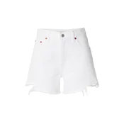 LEVIS  Kavbojke Ribcage Shorts bel denim