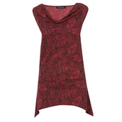 KOROSHI Top  bordo / črna