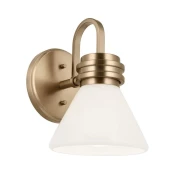 Kichler KL-FARUM1-CPZ - LED kupatilska svetiljka FARUM 1xG9/3W/230V mesing