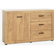 Lintrup komoda 1 vrata 3 fioke boja hrasta ( 3670345 )