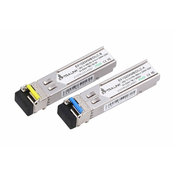 slomart extralink sfp 1.25g | modul sfp wdm | 1,25gbps, 1310/1550nm, en način, 20km, lc, dom, para