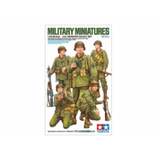 Tamiya maketa-miniatura Skavtski komplet ameriške pehote • maketa-miniatura 1:35 figure • Level 2