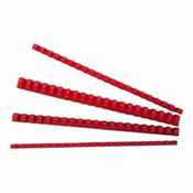 Klipko Spirale PVC 8 mm, rdeče, 100 kos