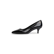 Salonarji Tommy Hilfiger Kitten Heel Court Leather Shoe FW0FW09526 Črna