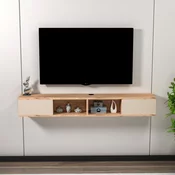 Hanah Home TV ormaric Mayer, 140x19,6x22 cm, Smeda