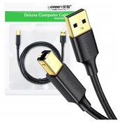 Ugreen UGREEN USB 2.0 A-B KABEL ZA TISKALNIK 3M ZA PERIFERIJE POZLAČENO