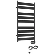 Radijator kupaonski elektricni Terma Piatto Black, 950x500 mm, 400 W, crni
