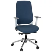 MID.YOU Pisarniški Stol Chiaro T4 White, Modra