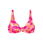 LASCANA Bikini zgornji del oranžna/svetlo oranžna/roza