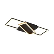Rabalux Plafonjera Kitlee, LED, Sa daljinskim, 40W, 3000-6500K, 66x29cm, Crna