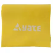 Vadbeni trak YATE FIT BAND 120x12 cm, mehka / rumena