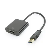GEMBIRD - VIDEO Adapter 4K USB3.0 to HDMI, M/F, Cable, Black