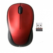 Miš Logitech NoteBook Brezžična M235 optična nano rdeča (910-002497)