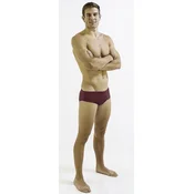 Mens swimsuit finis aquashort solid cabernet 38
