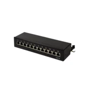 LOGILINK Patch panel 12 port zatamnjen stolni crno NP0017