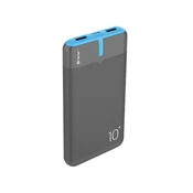 power TRACER EnerGo Power bank 10000mAh, siva/modra