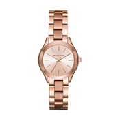 Ročna ura Michael Kors Mini Slim Runway MK3513 Rose Gold/Rose Gold