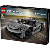 Lego technic koenigsegg jesko absolut grey hypercar ( LE42173 )