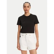 Versace Jeans Couture Majica 78HAHS04 Črna Regular Fit