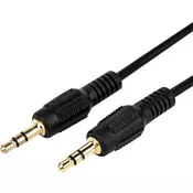 Aux kabl 3.5mm M.-M. 10m gold Kettz AM10