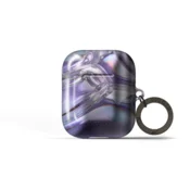 Obal pro Apple AirPods 1 - Iridescent bubbles