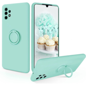 Silikonski ovitek Liquid Ring za Samsung Galaxy A25 - mint