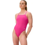 Speedo solid v-back 2.0 pink s - uk32