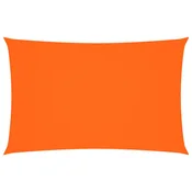 Vidaxl Senčno jadro oksford blago pravokotno 5x8 m oranžno