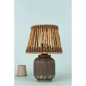 Opviq Stona lampa BK051, Sivo-braon