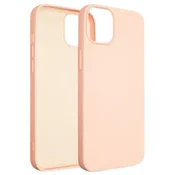 shumee Silikonski ovitek Beline za iPhone 15 Plus 6.7, roza zlat
