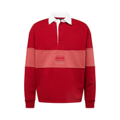 Tommy Jeans Sweater majica, crvena / lubenica roza / bijela