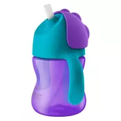 Philips Avent lonček s slamico SCF796/02, 200 ml, rdeč