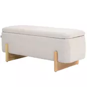 Homestar Shranjevalna klop 111x44x445 cm krem