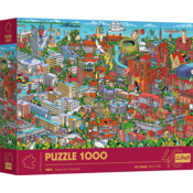 Trefl Puzzle Premium Plus Deljenje trenutkov: Tri-City 1000 kosov