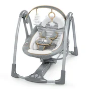 Ingenuity Pretvarljiva potovalna gugalnica z melodijo Bella Teddy 0m+ do 9kg