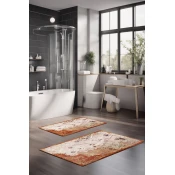 Lessentiel Maison Set prostirki za kupatilo CT-5018, 2 Komada, Šarena