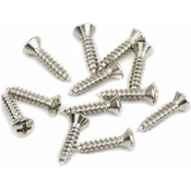 Fender Pickguard/Vintage Bridge Cover Screws Sheet Metal Oval Head 12 Pack