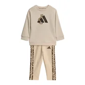 adidas Komplet jopica in legice Animal KC9644 Bež Regular Fit