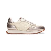 Hispanitas za ženske. RHV254045 Usnjene superge Kansas beige (37), Bež, Ravna stran, Čipke, Priložnostno