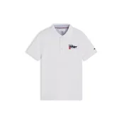 TOMMY HILFIGER Majica  mornarska / rdeča / bela