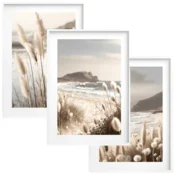 shumee Stenske slike Stenski plakati 30x40 Triptih Boho Dnevna soba Spalnica